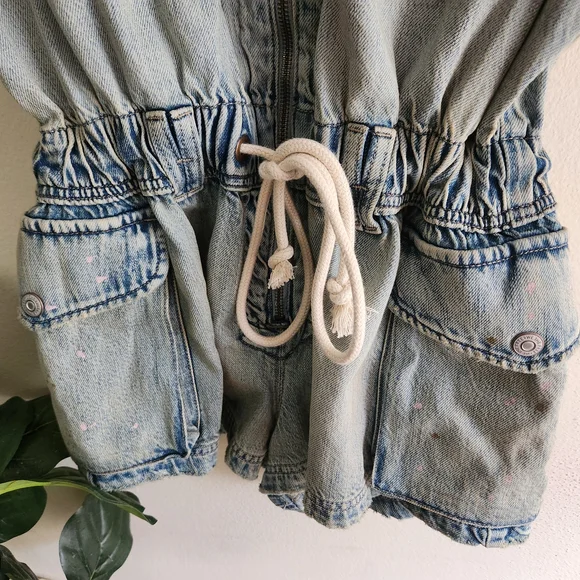 We The Free Light Blue Denim Jacket - Picture 5 of 8